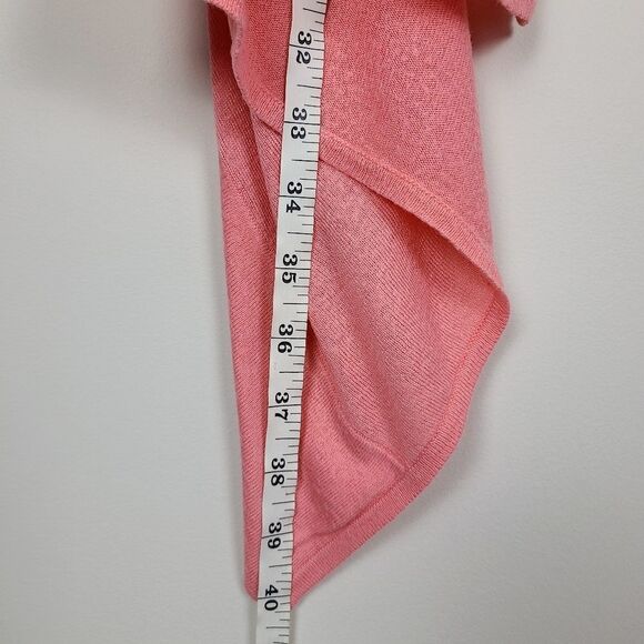 𝅺guess by Marciano Coral Waterfall Open Front High Low Cardigan Sweater XS - Picture 14 of 15